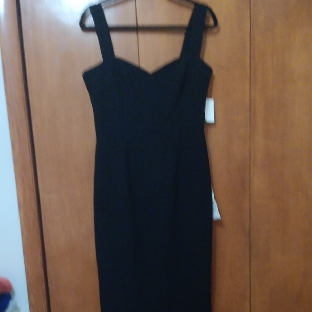 Dress the Population Black Midi Dress
